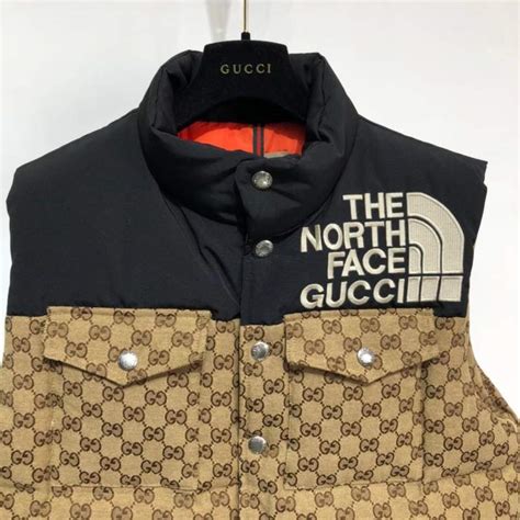 gucci puffer vest|north face Gucci vest.